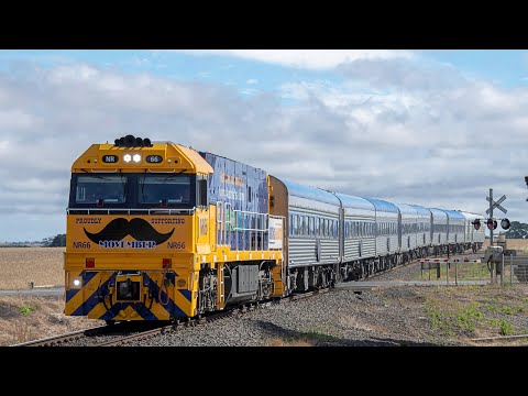 Australia's "Overland" Returns to Running! (Journey Beyond Rail's Overland) | NR66, NR41