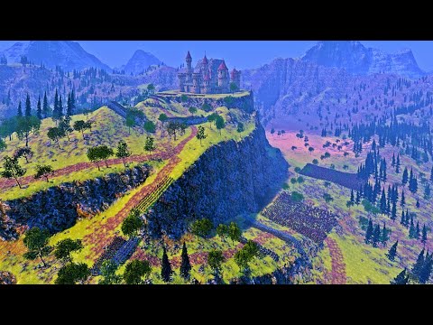 Dark paladin ARMY Lay Sige To Medieval Castle -  Ultimate Epic Battle Simulator UEBS