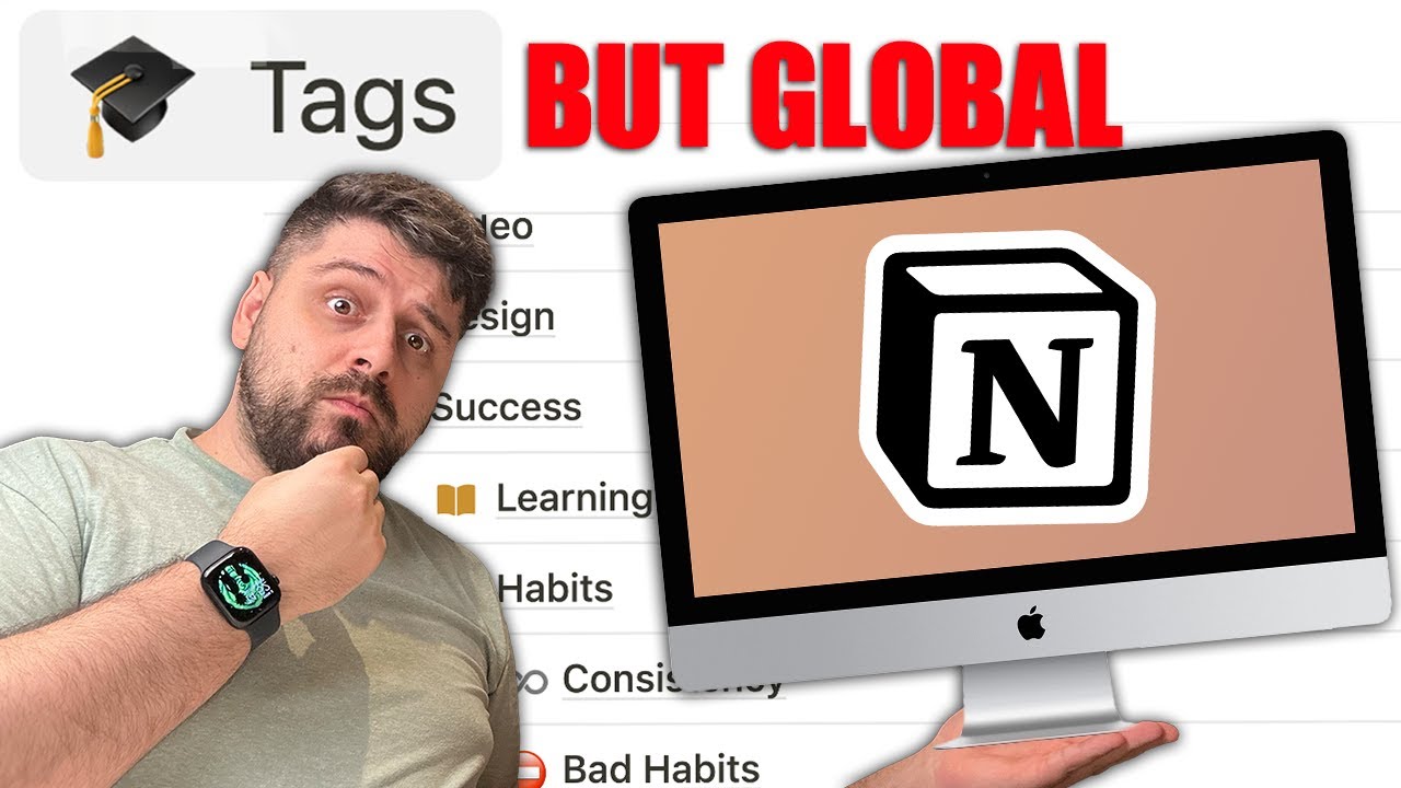 Thumbnail: Optimize your Notion productivity: Global Tags Database | Advanced Tutorial