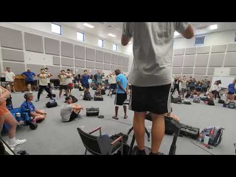 Blue Devils 2023 Trumpet section screaming