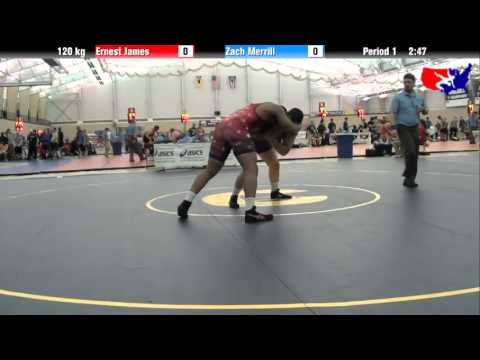 Ernest James vs. Zach Merrill at 2013 ASICS University Nationals - FS