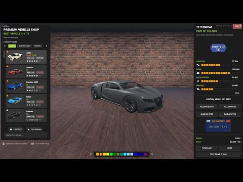 ambr4 Vehicle Shop Showcase