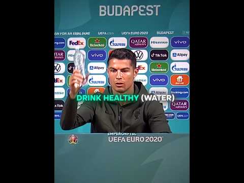 Ronaldo Always Drink Water..🤯🔥