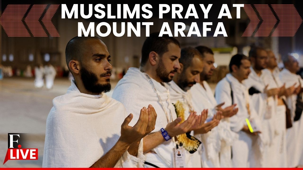 Hajj 2026 LIVE: Muslim Worshippers Mark Holy Arafa Day at Mount Arafat | Near Mecca
