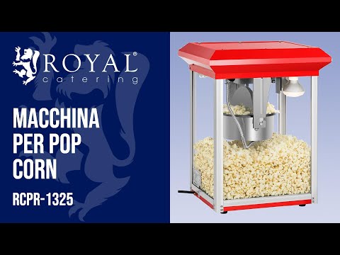 Video - Macchina per pop corn - 8 oz