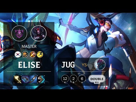 Elise Jungle vs Trundle - KR Master Patch 10.12