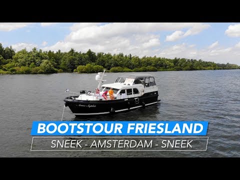 Tour mit dem Boot von Sneek (Friesland) nach Amsterdam und zurück