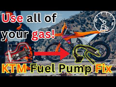 Improved New KTM Fuel Pump | Use all your Fuel!
