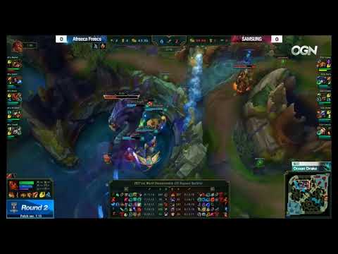 AFS (Kramer Kogmaw) VS SSG (Ruler Tristana) Game 1 Highlights - 2017 LCK Regional Qualifier
