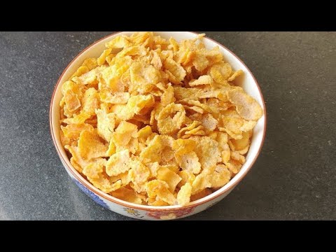 Secret To Perfect Homemade Cornflakes | No Sugar| Easy |Kellogg's போல கார்ன்பிளேக்ஸ் செய்வது எப்படி?