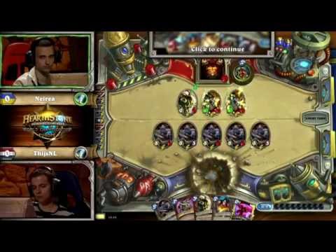 ThijsNL vs Neirea Finale  Hearthstone European Championship 2015   Olesami