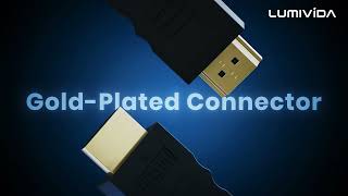 LUMIVIDA High Speed Male to Male HDMI Cable （LV-HM21-9—1M/3.3FT+2M/6.6FT+3M/9.8FT）