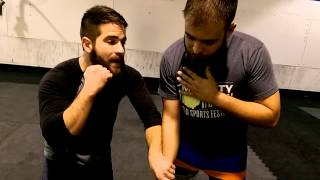 Defense against knife - backhand knife slash