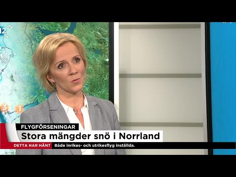 Slask och snö ställer till det i trafiken - mer snö väntas i norr - Nyheterna (TV4)