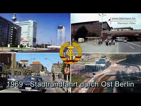 Stadtrundfahrt durch Ost Berlin (1969)