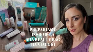 PREPARIAMO INSIEME LA BEAUTY BAG DA VIAGGIO 🏝️🇬🇷✈️ 🌊 (prodotti skincare, per il corpo e capelli)