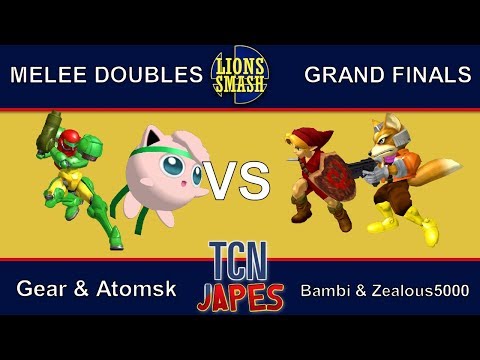 TCNJapes 3 SSBM Doubles - Bambi/Zealous5000 vs. Gear/Atomsk - Grand Finals