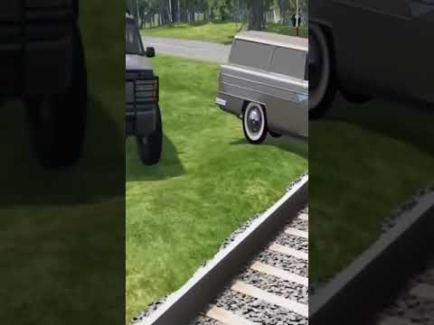 Gigantic Monster Machine Smashes Cars (short film) - Beamng drive #Shorts