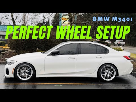 The Perfect Wheel Setup|BMW M340i G20|3 Series|ESR RF2 Wheels