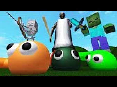 Monster School: Slither.io CHALLENGE vs GRANNY! (Minecraft Animation)