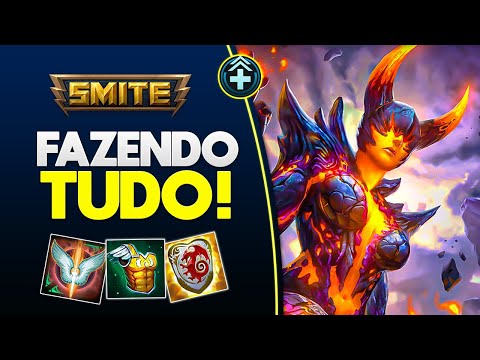 Fazendo TUDO que eu posso de SUPORTE! TERRA SUPORTE - ⚡ Smite BR Ranked Conquista
