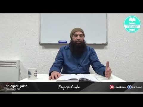 Propisi hutbe - Olakšani fikh - dr. Zijad Ljakić