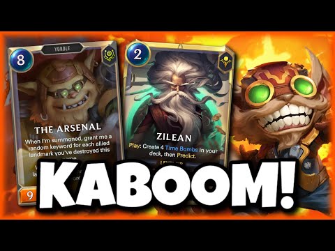 Explosive Victory! Ziggs and Zilean Deck Wrecks the Enemy Nexus! | Legends of Runeterra