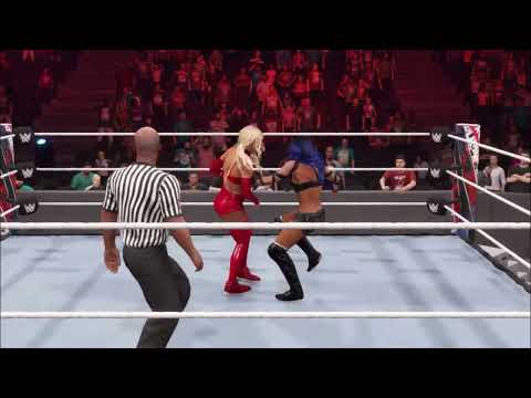 WWE 2K22 - Sasha Banks Vs Carmella - WWE Smackdown Women's Championship - Royal Rumble 2021