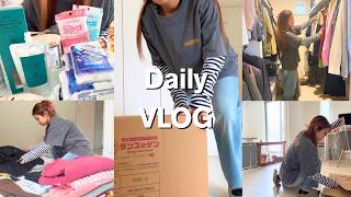 【VLOG】専業主婦の日常🌈🌱/初TikTokショップ🐶🔰/ダイソー購入品🛒💕/服の収納方法＆衣替え👚✨/1児ママ🎀