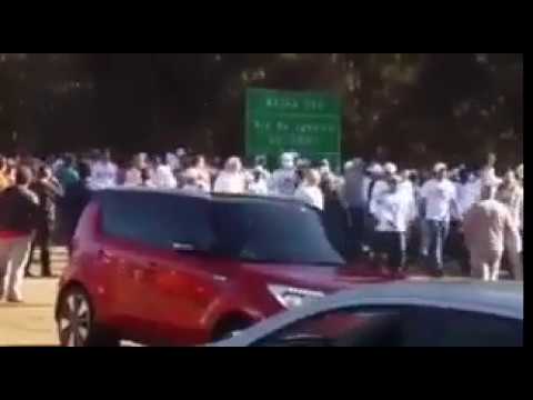 MAFIA AZUL PARANDO PROTESTO EM RJ