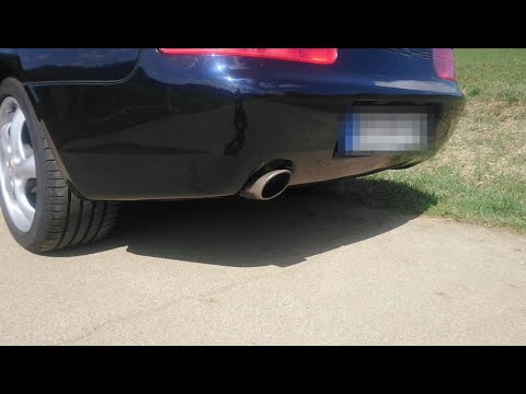 Porsche 968 custom made Titanium Exhaust + Sound, Porsche 968 Titan Sportauspuff, exhaust sound.