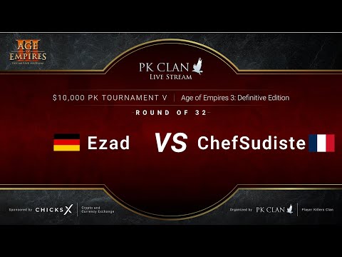 PK Tournament V | $10,000 — RO32: Ezad vs. ChefSudiste | Age of Empires 3: DE