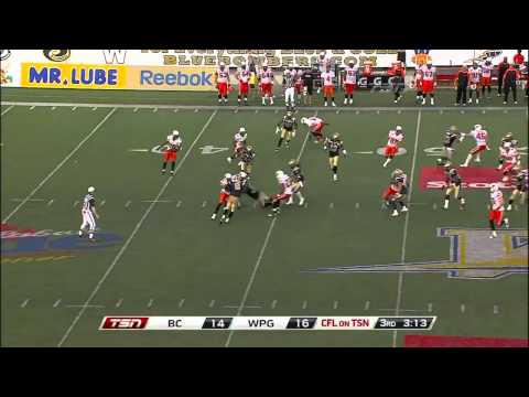 CFL Recap: B.C. 20, Winnipeg 25 - July 28, 2011