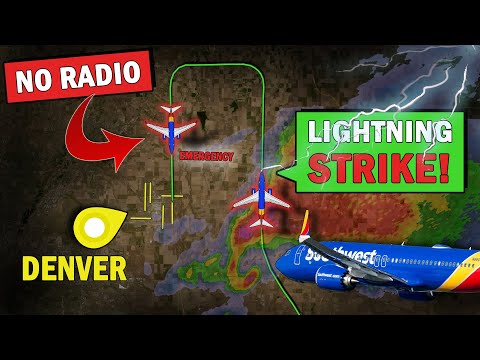 Southwest Plane HIT BY LIGHTNING | Pilots Lost All Radios at Denver!