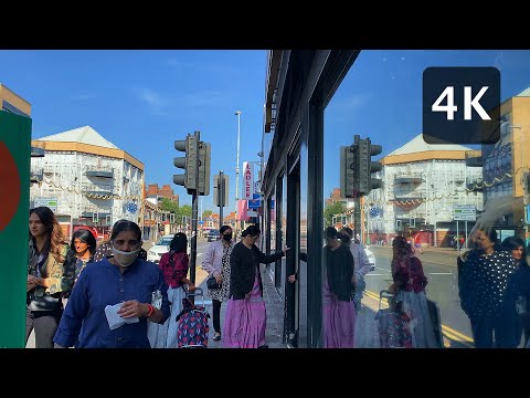 4K Leicester 🇬🇧 "LITTLE INDIA" 🇮🇳 Walking From Melton Road Down To Belgrave Road 🚶🏻‍♂️ 2021