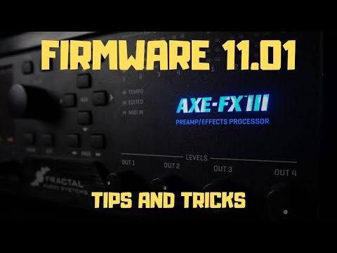 Axe-Fx III Firmware 11.01 - Stuff