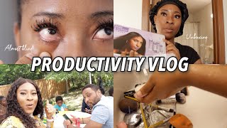 PRODUCTIVE VLOG - I WAS ALMOST MADE BLIND! WORST LAST EXTENSIONS EVER!