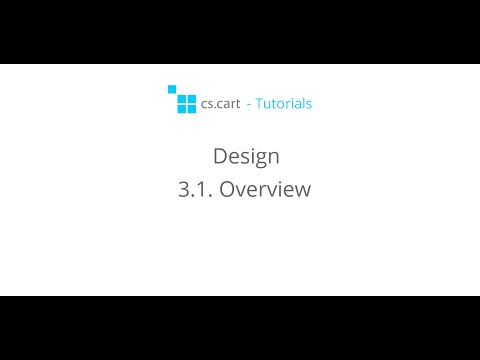 CS-Cart Tutorials. eCommerce Store Design - CS-Cart Solution Overview