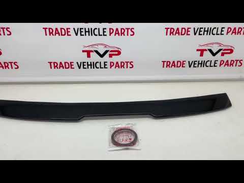 Fits BMW 5 Series E60 M5 2004-2010 Rear Roof Boot Lip Spoiler Carbon Look video