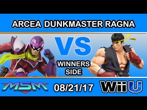 MSM 110 - Arcea (Captain Falcon) Vs. DA | Dunkmaster Ragna (Ryu) Winners Side