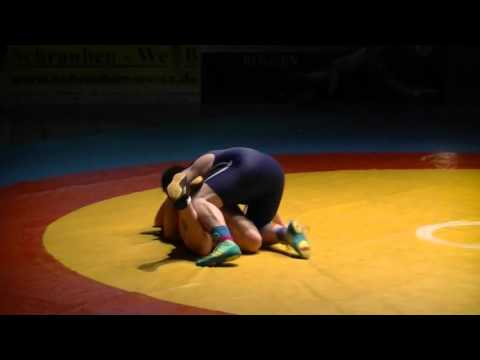 Ringen FC Erzgebirge Aue (B. Krause) - KSC Motor Jena (K. Meinhardt) 130 kg Freistil