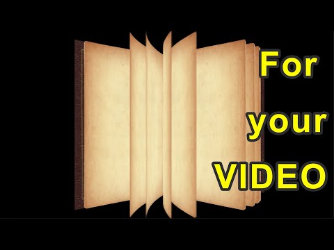 Opening Book Animation Template 4k 60fps