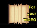Opening Book Animation Template 4k 60fps