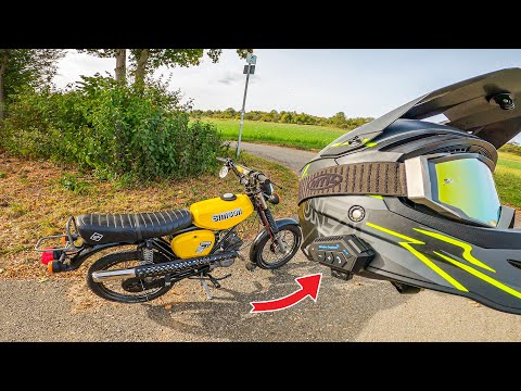 SMARTRIDE-SET / MotoEars im TEST - Sena Intercom Ersatz? | Simson Motovlog