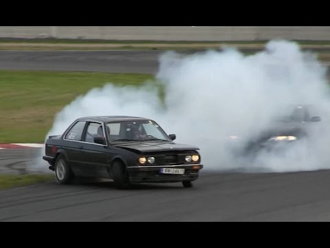 BMW E30 M5 3.8 340 HP drifting!