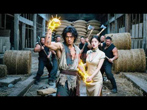 Poor beggar is a martial arts god, took out 9 needles from his body and slaughtered gangsters