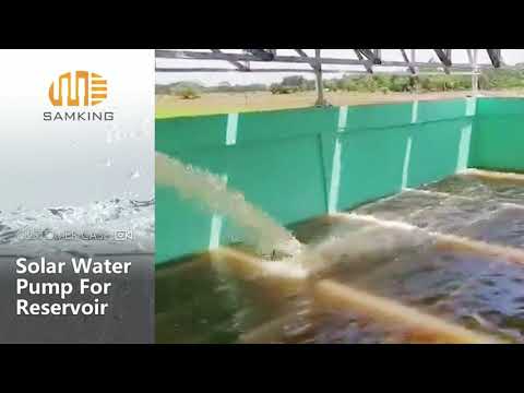 bomba de agua sumergible solar del poder de ac / dc para el depósito | bombeo de agua solar