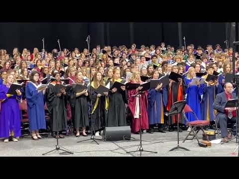 Dance of Zalongo performed by 2023 ILMEA All-State Honors Choir