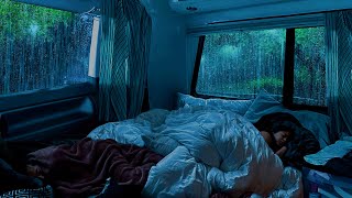 Download lagu Rain & Thunder⛈️Sleep Instantly with Heavy Rain and Thunder on Cozy Car💤Relaxing Rain mp3