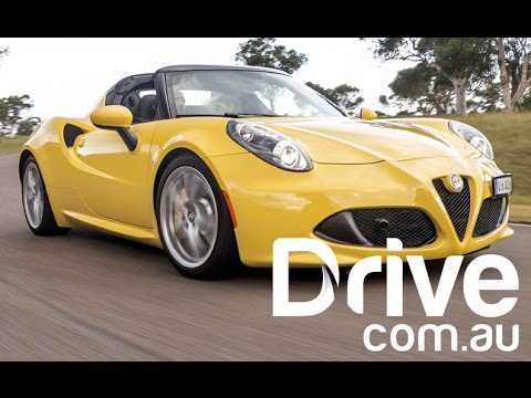 Alfa Romeo 4C Spider Review | Drive.com.au